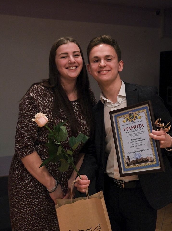 Микита Ковалевський «Кращий студент – громадський діяч»